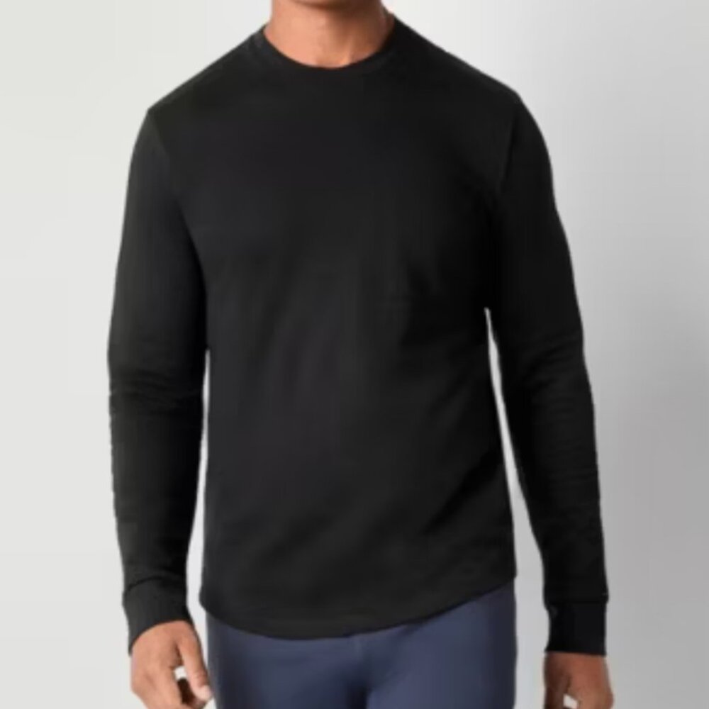 NEW! Stylus Men's Solid Black Shirt Small Cotton Blend‎ $34 Basic Casual Wear